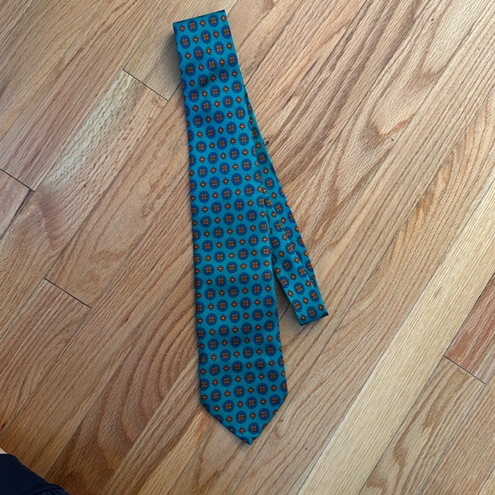 Ben Silver Silk Tie